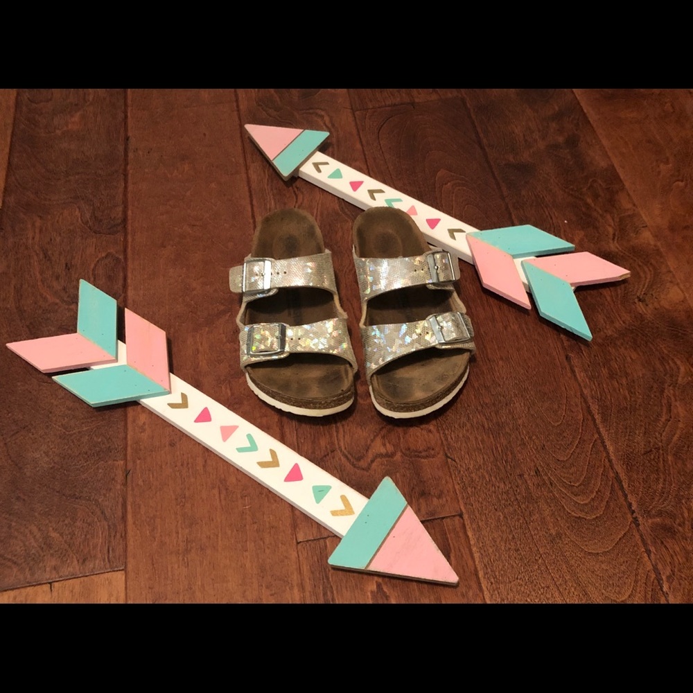 Girls size 1 Birkenstock’s